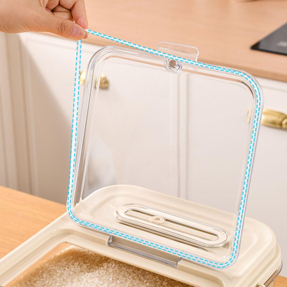 Moisture Proof Rice Storage Container Large Capacity Sealed Can Grain Storage Box  Home Kitchen