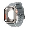 Cinturino in nylon + custodia per Apple Watch Custodia 44mm 45mm 41mm 40mm Copertura in vetro temperato Cambia in Ultra per iWatch Serie 8 7 SE 6 5 3