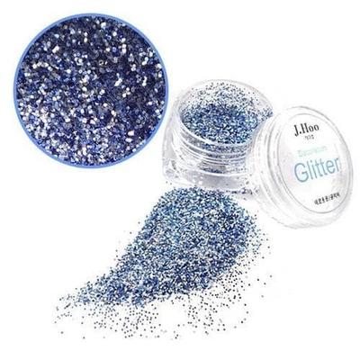 J.HOO Two-tone Hexagon Glitter_04. Blue+Silver (S2112193)