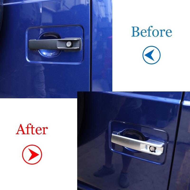 5 Pcs ABS Auto Outer Door Handle Cover For Mercedes Benz G Class W463 W464 W465 G65 G55 G63 G500 G550 G350 2004-2025