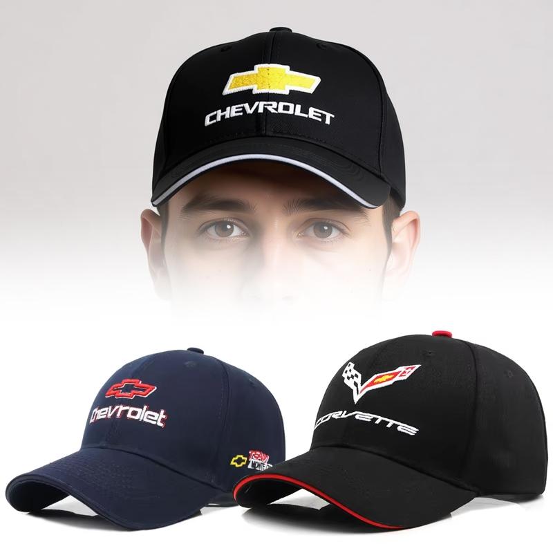 Lbfx9 Car Badge for Chevrolet Corvette SS Emblem Casual Cotton Baseball Cap Men Women Embroidery Truck Driver Outdoor Travel Sport Hat