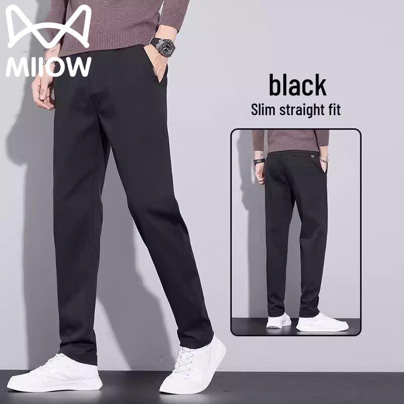 

Mao Ren Men s Anti-Wrinkle Straight-Leg Casual Pants 29