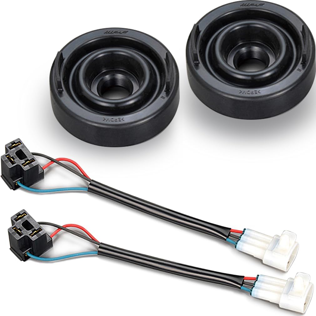 IPF LED Headlight H4 24V Mounting Kit for Wide Includes Rubber Cap and Harness Cab, (LED-HN1)