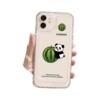 Panda Mobile Phone Case Is Suitable for Apple 11 Small Fresh Iphone11promax Summer Watermelon 11 Cute Fruit 11