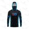 Mens Quick-Dry UV Protection Fishing Hoodie With Neck Gaiter Lightweight Long Sleeve Summer Outdoor Angling