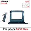 SIM-Kartenfach für iPhone 16 Plus / für iPhone 16 Pro Max Dual Micro-SIM-Kartensteckplatzfach Halter SD-Kartenleser Ersatzteile
