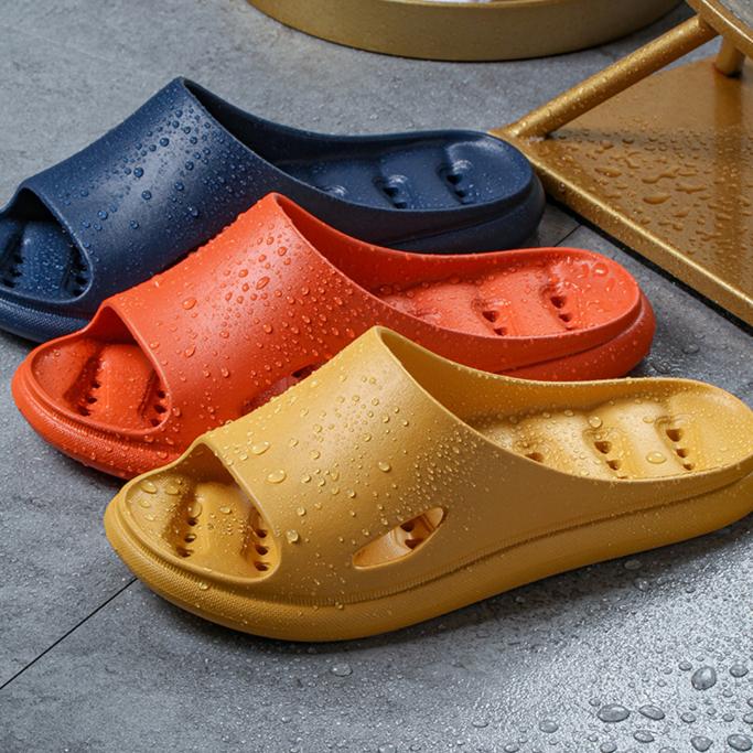 Σπίτι Ανδρικές και Γυναικείες Αντιολισθητικές Παντόφλες Μπάνιου Καλοκαίρι Εσωτερικού Χώρου Μπάνιο Αποστράγγισης Eva Ανθεκτικές στη Φθορά Παντόφλες