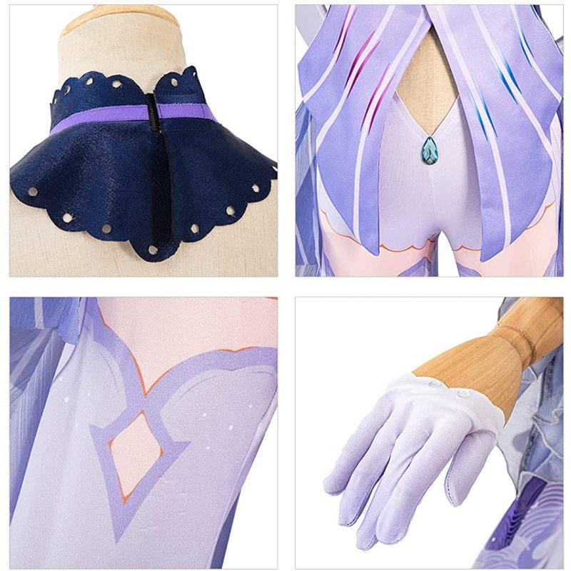 Sangonomiya Kokomi Cosplay Costume Holloween Cosplay kjole