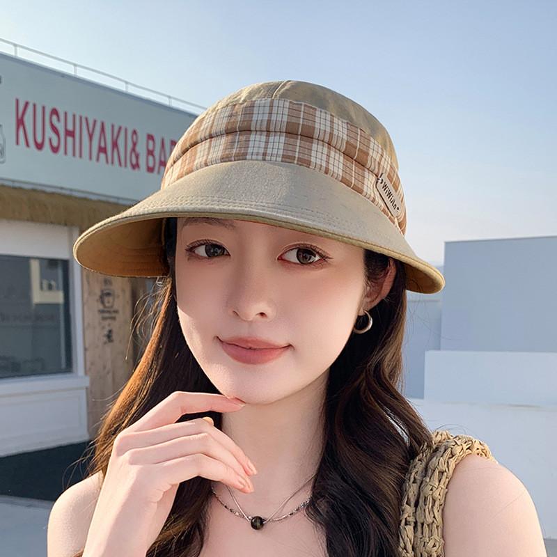 Summer Wide Brim Sun Hat With Breathable Cotton Linen Material For Outdoor Travel And Sun Protection