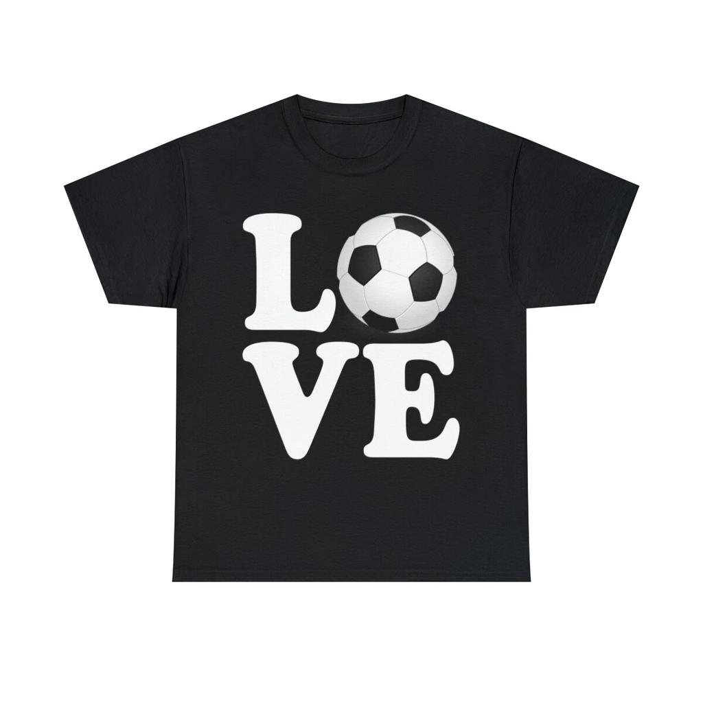 Soccer Love Graphic Tee Shirt, S-5XL