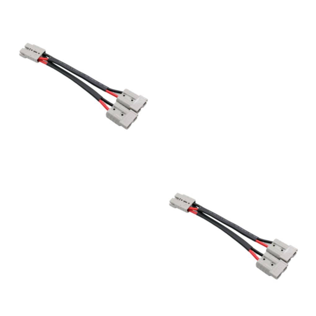 50 Amp Anderson Plug Connector Double Y Adaptor 6mm Cable  For Anderson Reliable