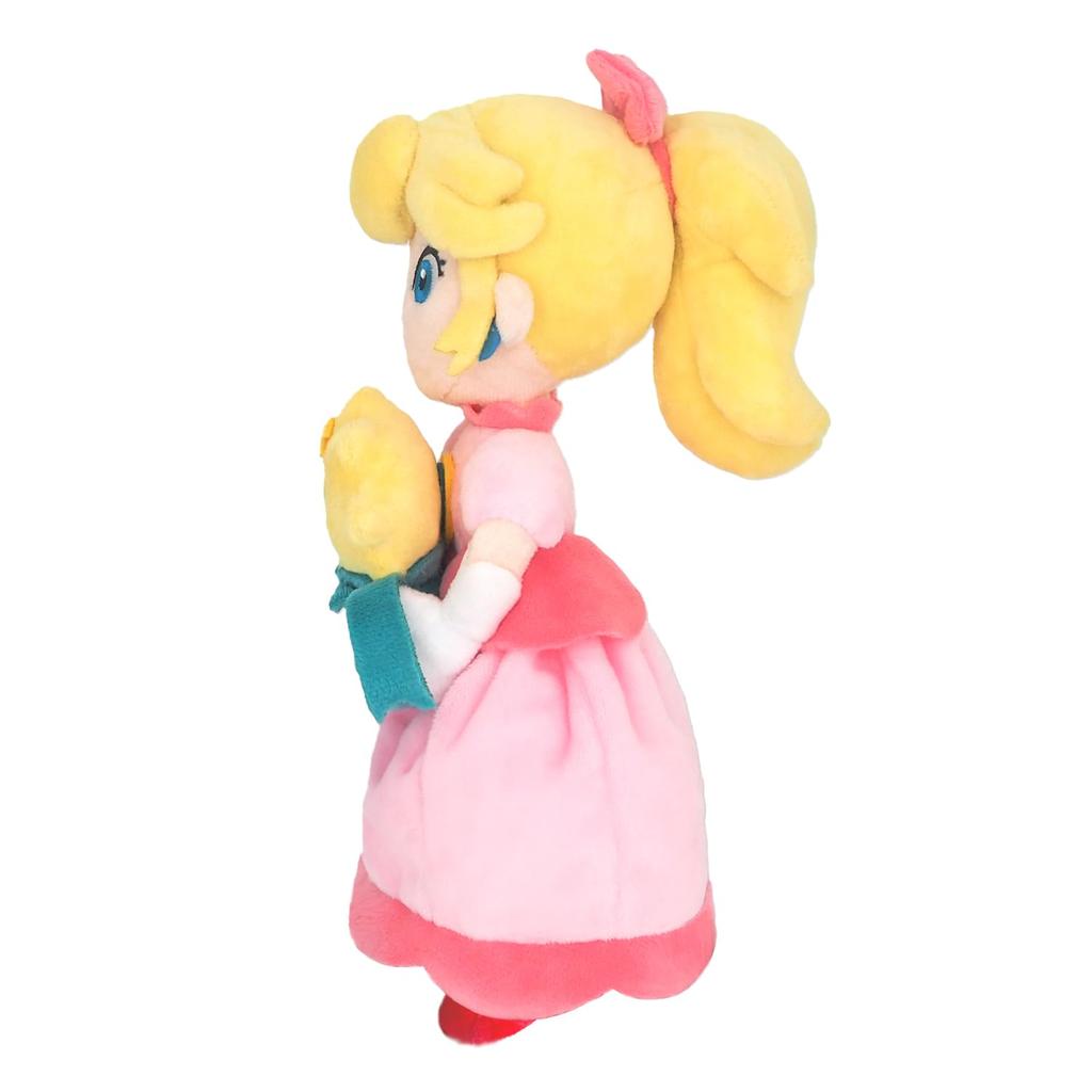Sanei Boeki Princess Peach Showtime! Peach & Stella Plush Toy, W10 X D13 X H24.5cm (PPS01)