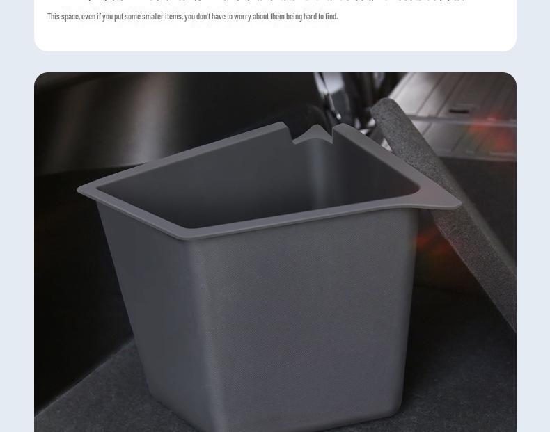Refreshed Tesla Model Y 6-Seater Trunk Side Organizer
