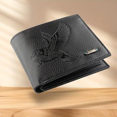 Stylish Men'S Wallet with Large Capacity Coin Purse, Multiple Card Slots, And a Zippered Coin Pocket, Perfect for Thanksgiving Or Birthday Gifts