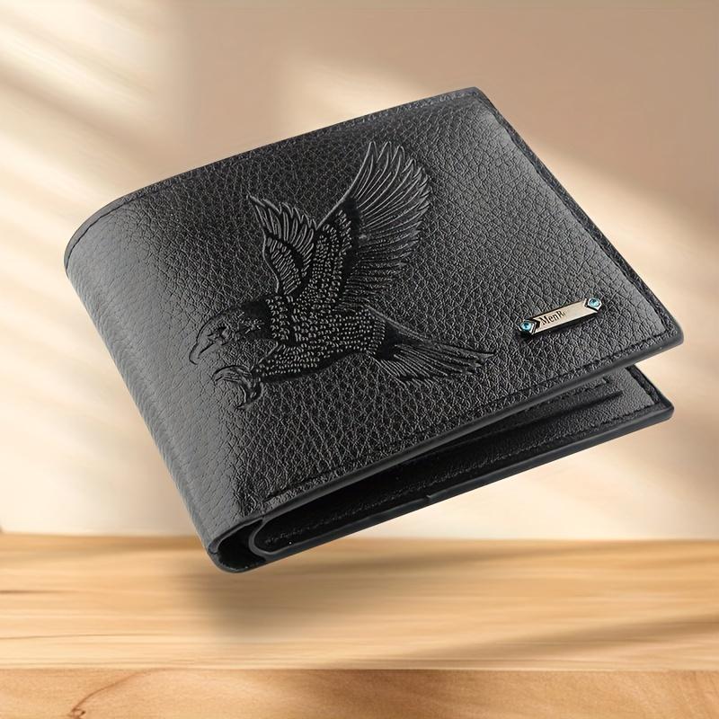 Stylish Men'S Wallet with Large Capacity Coin Purse, Multiple Card Slots, And a Zippered Coin Pocket, Perfect for Thanksgiving Or Birthday Gifts