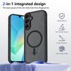 For Samsung Galaxy A16 4G/5G Magnetic Case Skin Touch Matte Translucent PC + TPU Anti-Drop Phone Cover