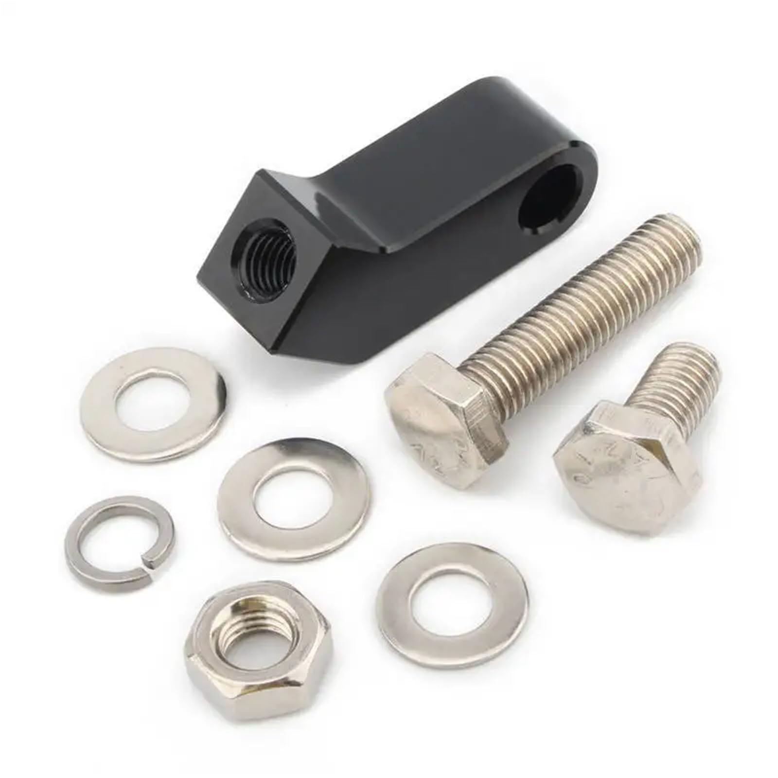 Headlight Bracket Motorcycle Headlight Mount Block Bracket Extension Kit CNC Aluminum Universal Fit for One size чёрный