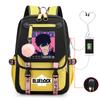Anime Peripheral Teen Trend Backpack Multifunctional Usb Casual Student School Bag