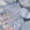 5D Nail Stickers Beach Shell Crystal Diamond Self Adhesive Nail Art Stickers DIY Cute Ocean World Nail Decorations Parts
