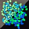 Luminous Pebbles Glow in The Dark Garden Stones Night Guide Outdoor Decorative Rocks for Pathways Fish Tanks Aquariums Backyard Landscaping Decor