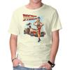 Unisex Crew Neck T-Shirt Back To The Tracer Graphic Short Sleeve Casual Tee