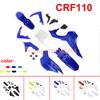 CRF 110 Motocross Plastic Parts Fairing Cover Kit for Honda Crf110 2013 2014 2015