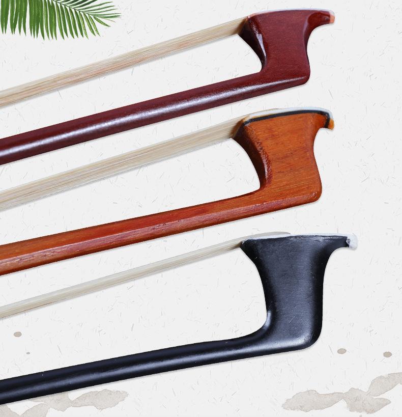 Brazilwood Violin & Cello Bow, Octagonal & Round, Sizes 1/2, 3/4, Full (4/4, 8/8), Horsehair Accessories