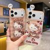 Soft Touch Cartoon Kawaii Sanrio Hello Kitty Phone Case IPhone 18 Pro Max 17 16 Plus 15 14 With MagSafe Compatibility