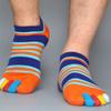 1 Pair of EU39-44 Five Finger Socks Cotton Male Short Socks Five Toe Socks  Walk
