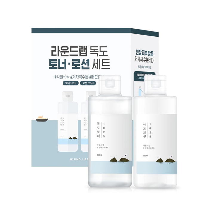 

ROUND LAB 1025 Dokdo Toner 200ml+Dokdo Lotion 200ml AUTHENTIC STORE