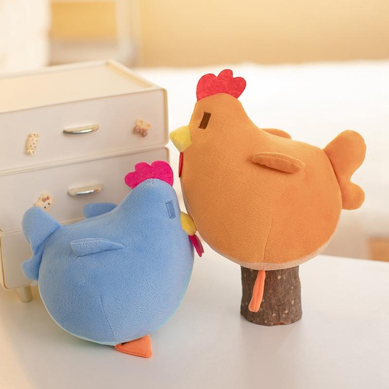 20cm Kawaii Cartoon Chicken Plush Doll Game Anime Animal Hen Plush Toy Super Soft Home Decor Appease Gift For Boys And Girls