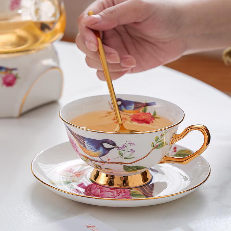 

Birdsong Floral Ceramic Tea & Coffee Set Single Cup & Saucer