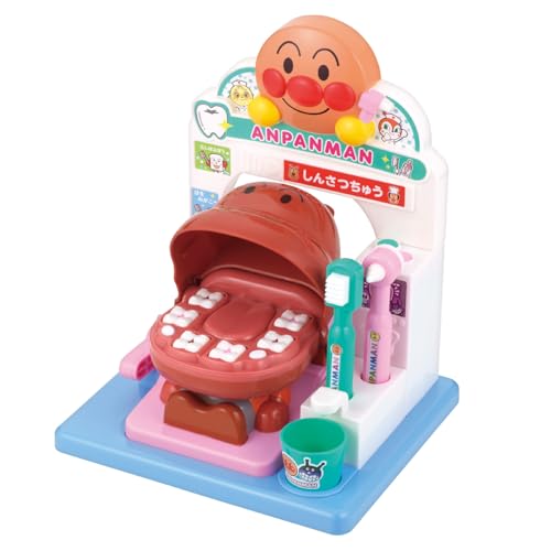[BANDAI] Keep your teeth shiny and curled! Let s gargle too! Anpanman Talking Dentist. Ages 2 and up.