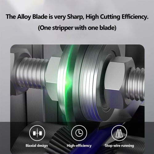 Drill-Powered Wire Stripping Machine | Huayeex Drill-Powered Copper Wire Peeler, Manual Cable Stripper for Copper Scrap Recycling, Wire Harness Proces