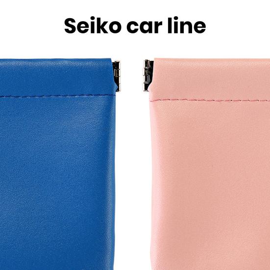 Storage Bag Lightweight Fake Leather Makeup Pouch Durable Stylish Portable Storage Bag for Home Travel