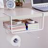 Under Shelf Basket Under Cabinet Shelf Storage Wire Basket Home Organization for Kitchen Pantry Desk Easy to Install