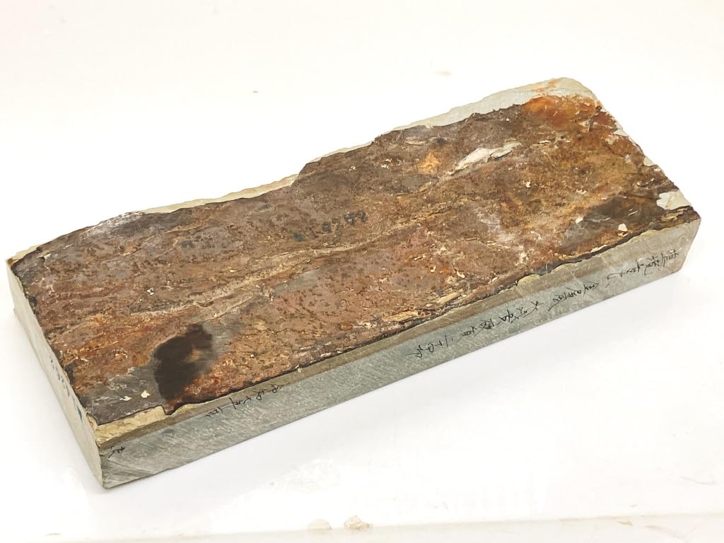 Natural Honzan Yamashiro Narutaki Gold light whetstone, brand, Ondoyama-cho, Ukyo-ku, Kyoto. screen, yellow, hard, 24-cut, #62 / 1,526g