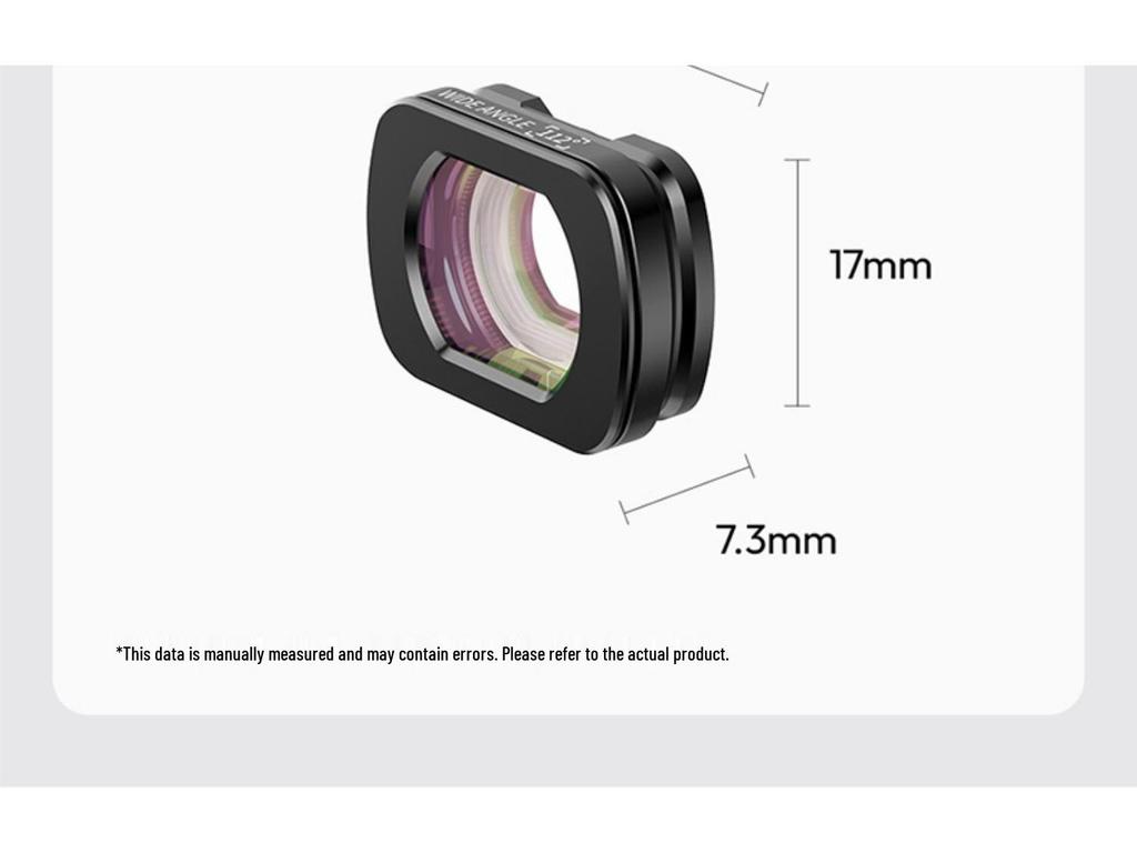 Ulanzi Magnetic Filter for DJI Pocket 3: Wide-Angle, Telephoto, 1/4 Black Soft Lens