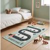 Children's Rug - EDEN - Forest Map - 60 X 120 Cm - Green - Forest Map Pattern