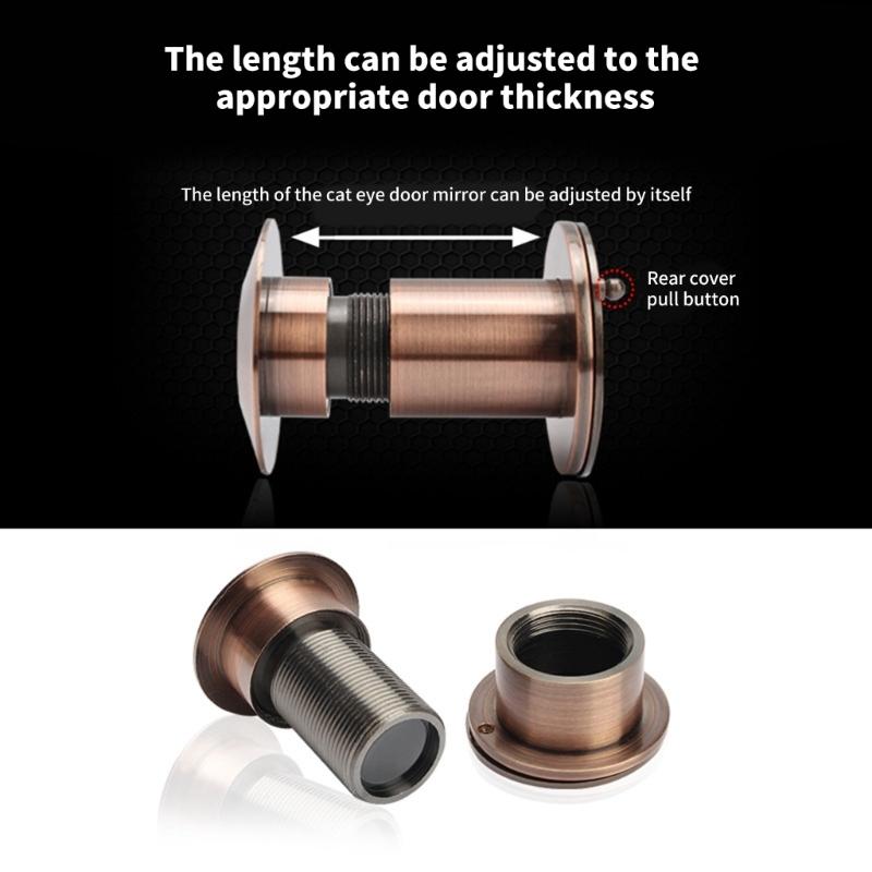 200 Degree Wide Angles Door Viewers Security Door Eye Viewer Peephole Door Hardware for Better Home Security Enduring