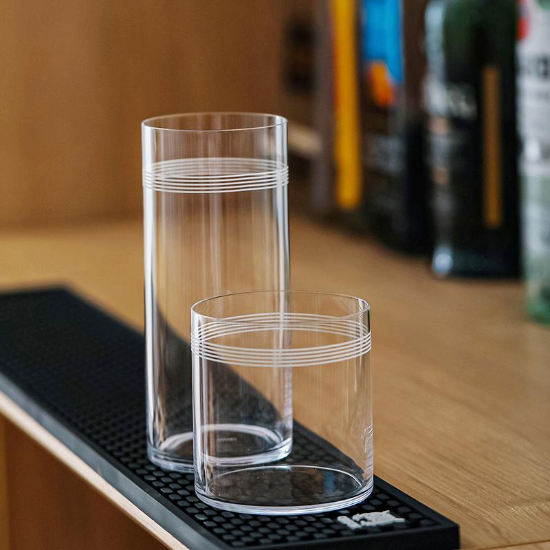 WK5201 CRISON Lightweight crystal patterned water cup, juice cup, Collins cocktail cup Old Fashioned Whiskey glass