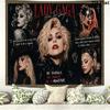 Gaga Wall Tapestry Aesthetic Wall Hanging Printed Fabric Blanket Decorative Tapestries for Bedroom Living Room Home Decor