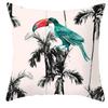 Federa per cuscino per divano, federa per cuscino stampata, Stile Tropicale, Animale, uccello, pappagallo, decorazione d'interni
