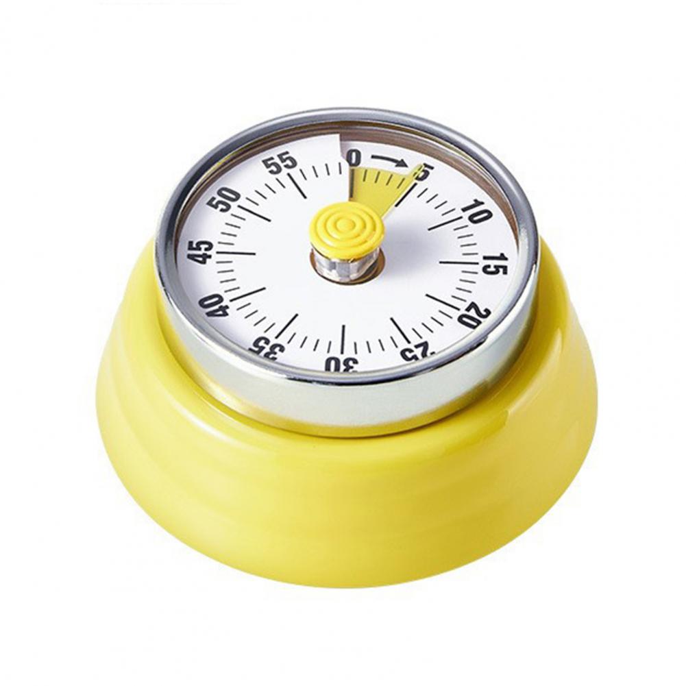 Magnetic Base Kitchen Timer 60-minute Mechanical Timer with Magnetic Base for Kitchen Visual Countdown for Time for Children