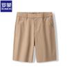 ROMON Men's Elastic Anti-Wrinkle Summer Shorts