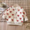 Children's Knit Coat Autumn and Winter Warm Cardigan Sweater for Boys and Girls