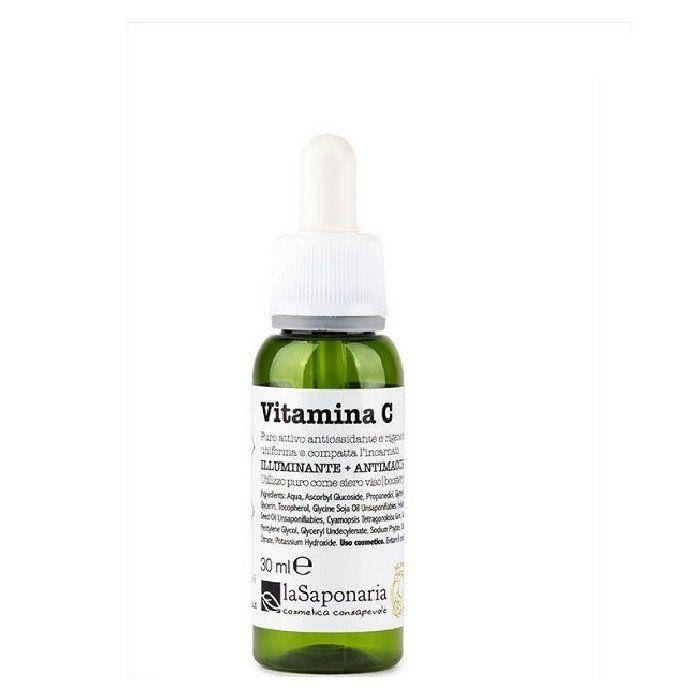 Sérum Vitamine C - La Saponaria - 30ml - Antioxydant - Éclaircissant - Vegan