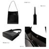 [Rename] 2-Way Shoulder Bag, Men's and Women's Shoulder Bag, Large, Stylish, Simple Design for Commuting To Work or School (Ivory Black)