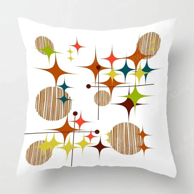 Nordic Fall Home Decor Autumn Throw Pillow Case Sofa Cushion Cover Modern X X Geometry