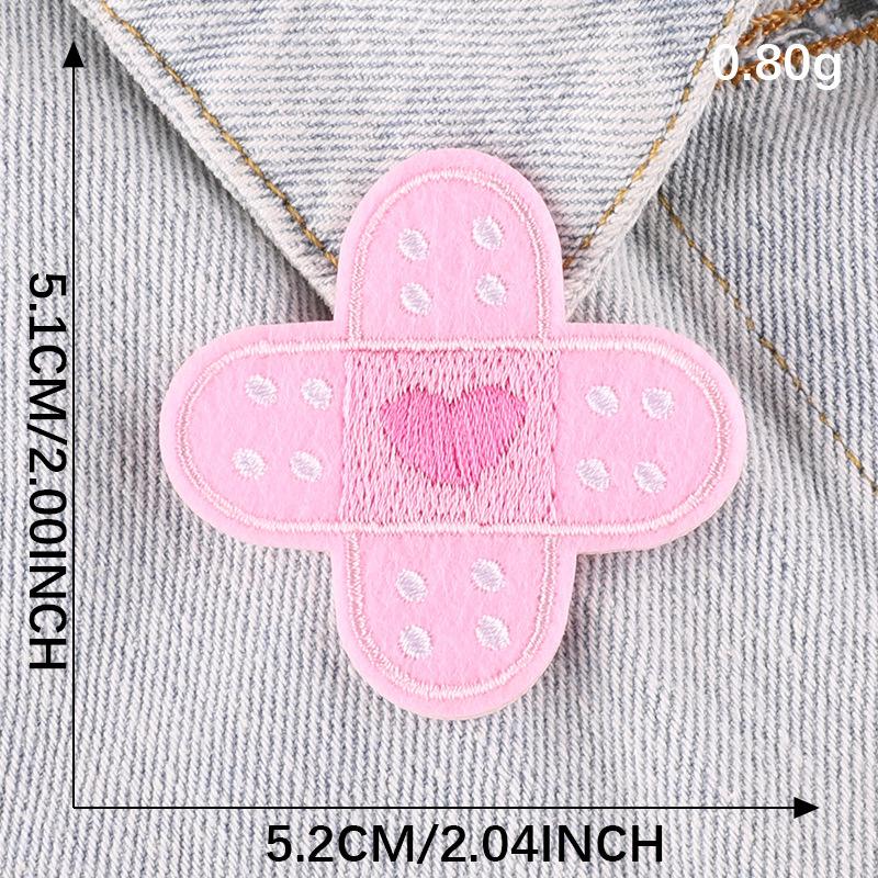 Original Doctor Nurse Cloth Label Easy Pull Buckle ID Buckle Badge Clothing Accessories Embroidery Label Embroidery Sticker Cloth Sticker